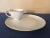Set of 8 anniversary pattern Japan number 7285 timeless solid white swirl pattern with platinum #6 trim. Cup measures...