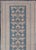 Vintage Turkish Oushak Runner With Sky Blue and Cream Geometric Patterns 2'10 X 7'9 For Sale - Image 4 of 12