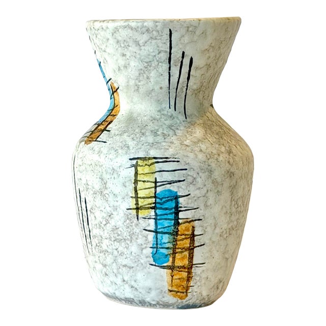 Unique Mid 20th Century Modern West German Studio Pottery Vase by Bay Keramic. For Sale