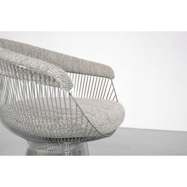Gray Wire Armchair by Warren Platner for Knoll, 2010s For Sale - Image 8 of 16