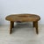 Brown Brutalist Wood Side Table or Stool, 1970s For Sale - Image 8 of 18