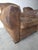 French Style Patinated Leather Lounge Chairs by Restoration Hardware For Sale - Image 14 of 15