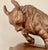 1970s 1970s Ceramic Bronzed Bull Statue For Sale - Image 5 of 5