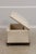 1990s Large White Upholstered Flip Top Ottoman or Chest For Sale - Image 5 of 15