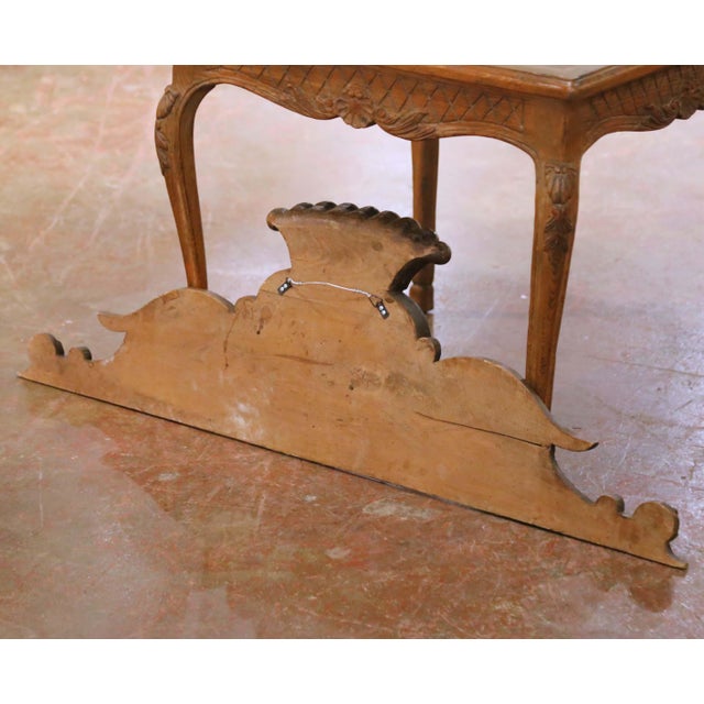 Wood Early 19th Century French Walnut Heraldic Carved Pediment or Wall Decor For Sale - Image 7 of 7