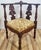 Pair Antique Italian Renaissance Angel & Griffon Carved Walnut Corner Chairs For Sale - Image 12 of 16