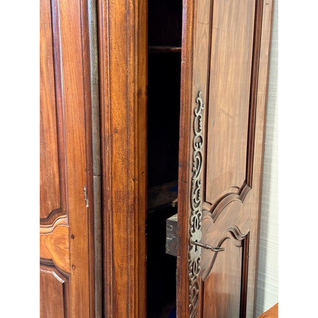 18th Century Louis XV Provincial Armoire For Sale - Image 11 of 14
