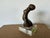 Metal Vintage Piero Banfi Abstract Bronze Female Torso Sculpture on Lucite Base For Sale - Image 7 of 11