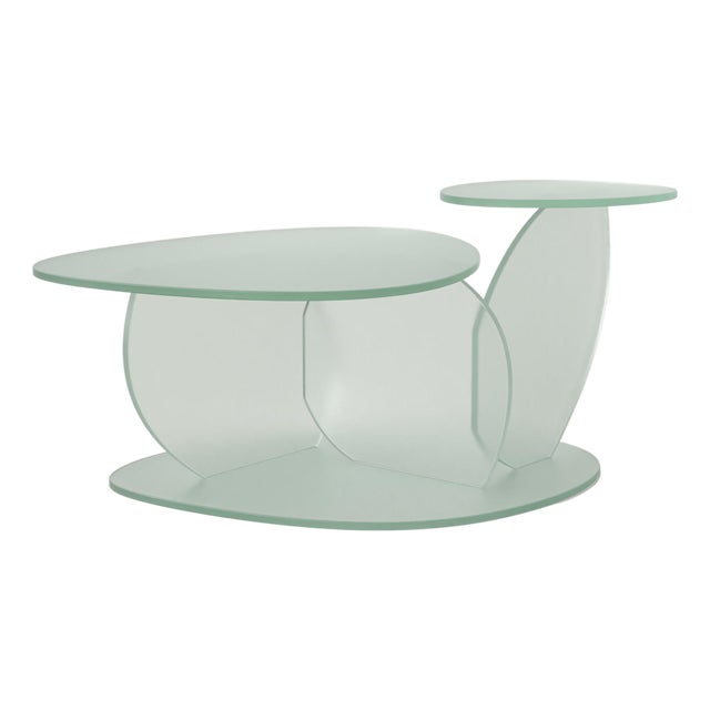 Selva V2 Glass Low Table by Simone Fanciullacci For Sale