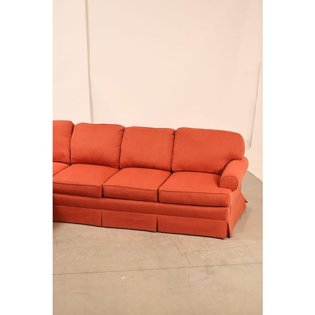 Miles Talbott Left-Facing Custom Upholstered Sectional Sofa For Sale In Philadelphia - Image 6 of 18