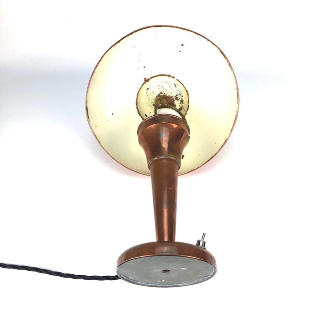 Art Deco Copper Mushroom Table Lamp For Sale - Image 10 of 15