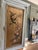 White Vintage Painted Armoire with Chinoiserie Panel, 1920s For Sale - Image 8 of 12