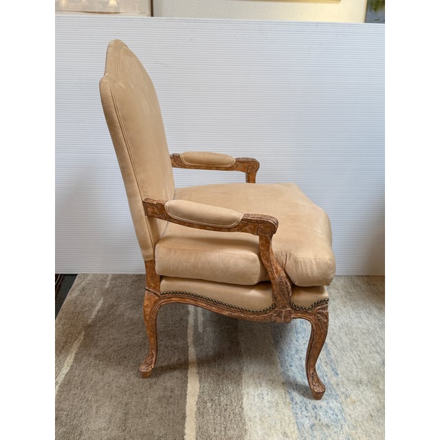 French Kreiss Marquesa Lounge Chair With Cushion For Sale - Image 3 of 14
