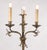 Early 20th Century Victorian Brass Foliate Candelabra Floor Lamp For Sale - Image 4 of 9