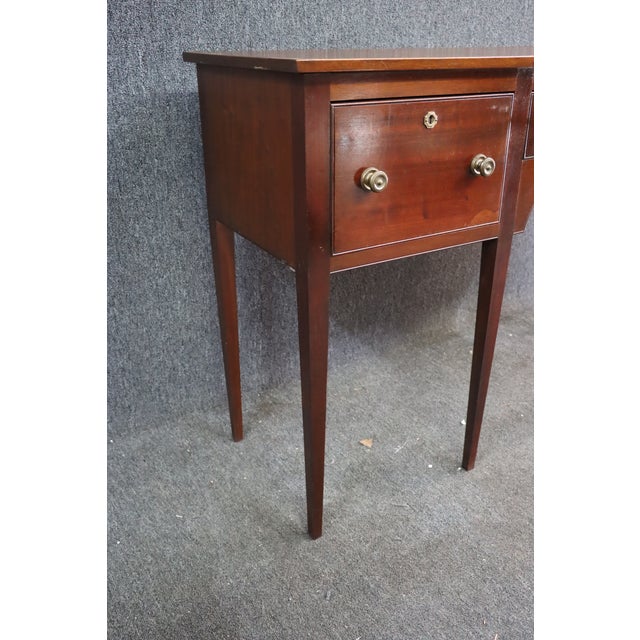 Mid 20th Century Bench Made Hepplewhite Solid Mahogany Huntboard For Sale - Image 5 of 8