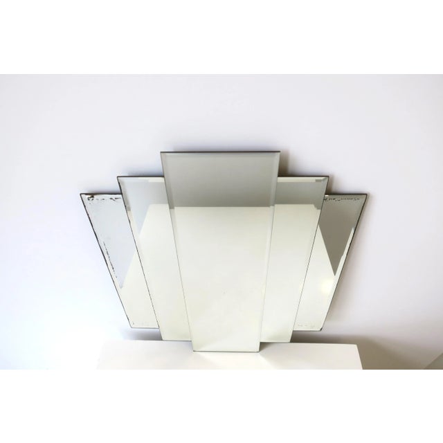 '70 Modern Deco Wall or Vanity Mirror For Sale - Image 9 of 13