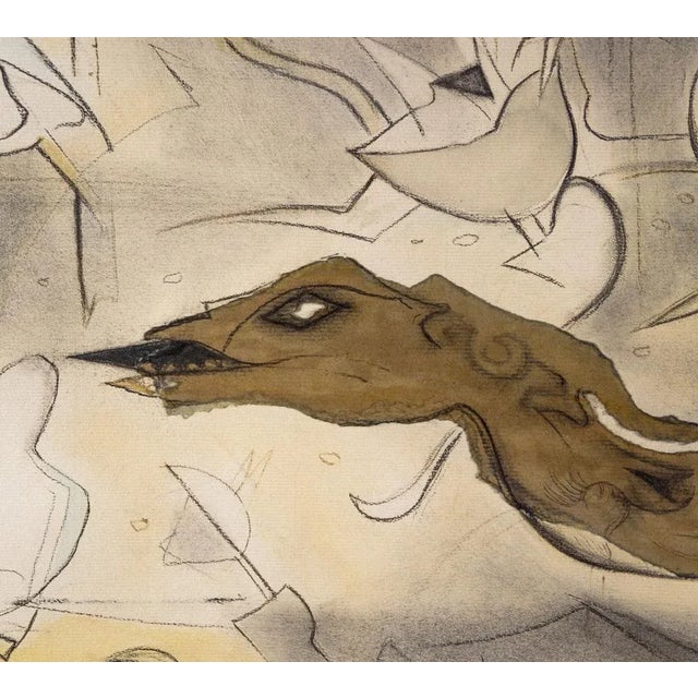 Wolfgang Thesen, Nr. 2, 1980, Mixed Media on Paper For Sale - Image 6 of 9