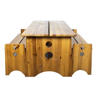 Dining Set of 3 by G. Marklund for Furusnickarn Ab For Sale