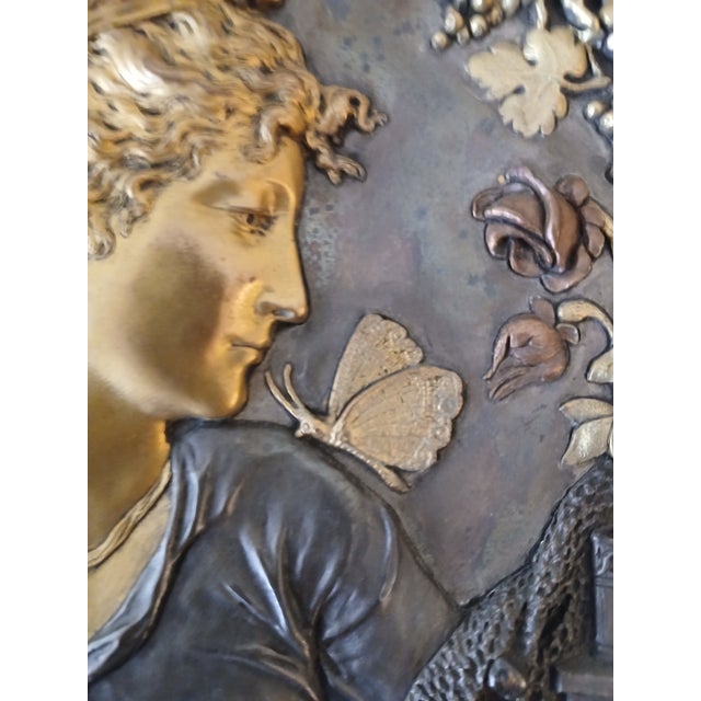 Early 20th Century Art Nouveau Portrait Dish For Sale - Image 5 of 17