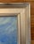 Wood Original Landscape With Hay Bales Oil Painting, Framed For Sale - Image 7 of 8