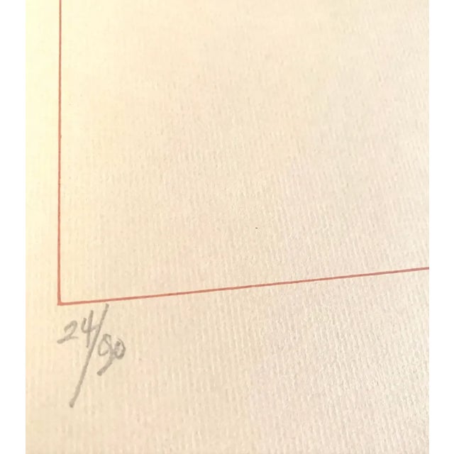 Figurative Signed Paolo d'Anna Figurative Lithograph, 24/90 - Petrushka Ballet Edition For Sale - Image 3 of 4