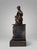 Napoleon III Euterpe Mantel Clock in Patinated Spelter by Japy Frères, 19th Century For Sale - Image 3 of 18