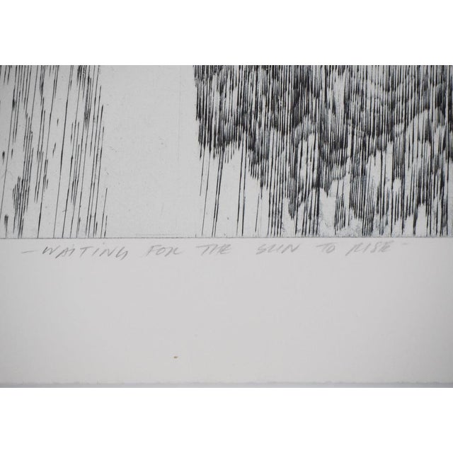 Sheigla Hartman, Waiting for the Sun to Rise, Original Etching For Sale - Image 8 of 9