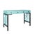 Swirl Writing Desk - Turquoise For Sale - Image 9 of 9