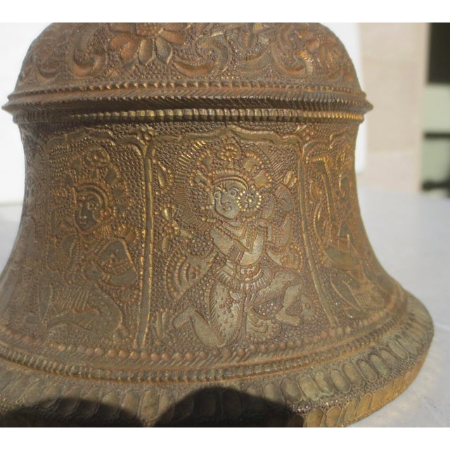 Bronze Hindu Temple Bell For Sale - Image 12 of 15
