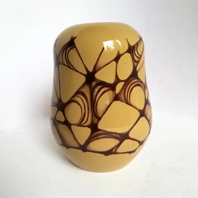 1950s Mid-Century Italian Ceramic Vase from Istituto d'Arte Faenza For Sale - Image 5 of 8