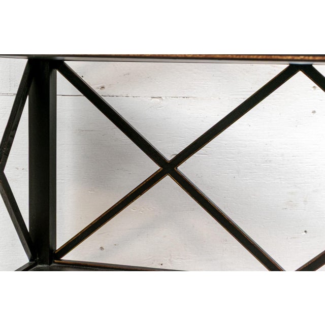Late 20th Century Vintage Tall Hollywood Regency Style Etagère Display Case For Sale - Image 5 of 9