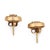 Vintage 2.20 Carat Diamond 14k Yellow Gold Stud Jacket Earrings, Pair For Sale In Los Angeles - Image 6 of 6