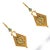 Early 21st Century Vintage Style Gold & Turquoise Design Dangle Earrings, A Pair For Sale - Image 5 of 9