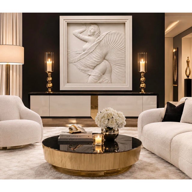 After Bill Mack, Nude Marilyn Monroe, 1980s, Wood & Sandstone For Sale - Image 3 of 6