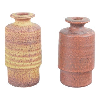 20th Century Stoneware Vases from Mobach Ceramics, the Netherlands, Set of 2 For Sale