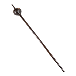 19th or 20th Century South African Carved Wood Knobkerrie Club, Zulu Peoples