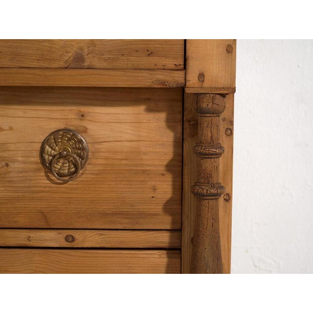 Antique Pine Chest of Drawers by Amaru For Sale - Image 9 of 11