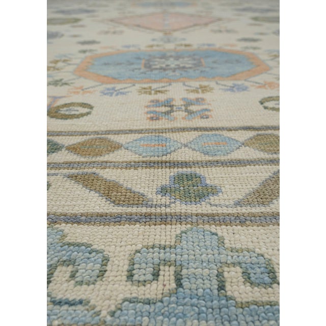 Turkish Oushak Rug 9'8" x 12' For Sale In Houston - Image 6 of 7