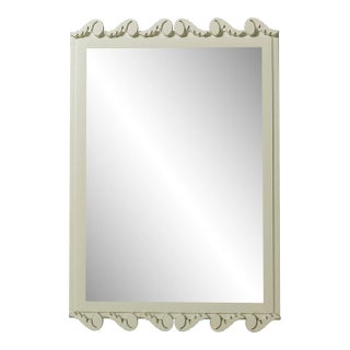 Fleur Home Garden District Laurel Rectangle Mirror in Mizzle, 36x48 For Sale
