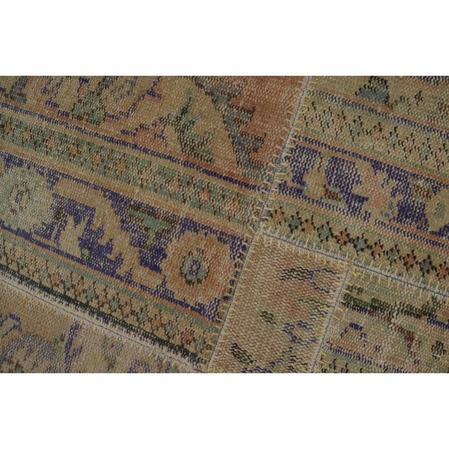 Handmade wool carpet in Turkish Anatolia , Vintage Oushak Rug,Turkish Vintage Anatolian Rug, Handmade wool Rug . One Of...