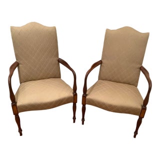 Chairs Dining Living Room Library Upholstered Vintage For Sale