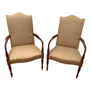 Chairs Dining Living Room Library Upholstered Vintage