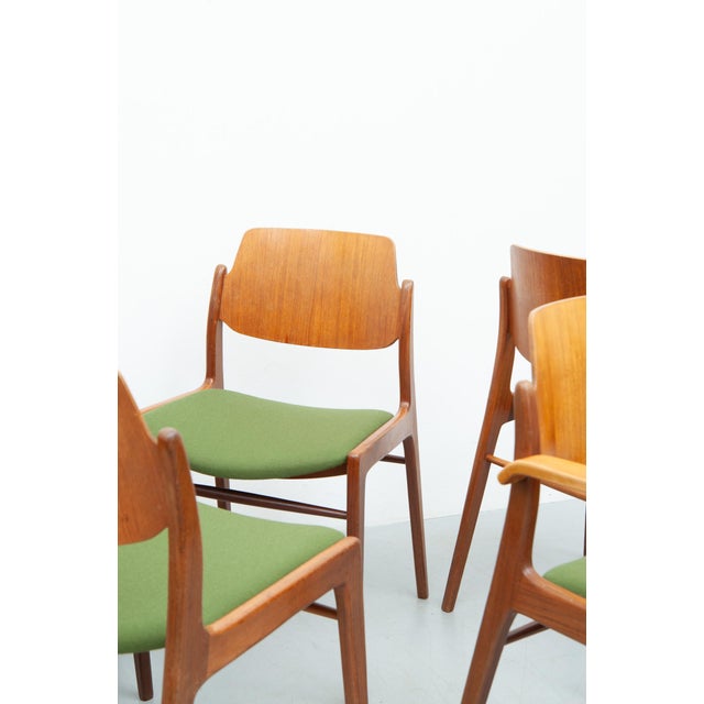 C64 and D64 Dining Chairs in Teak by Hartmut Lohmeyer for Wilkhahn, 1950s, Set of 6 For Sale - Image 14 of 18