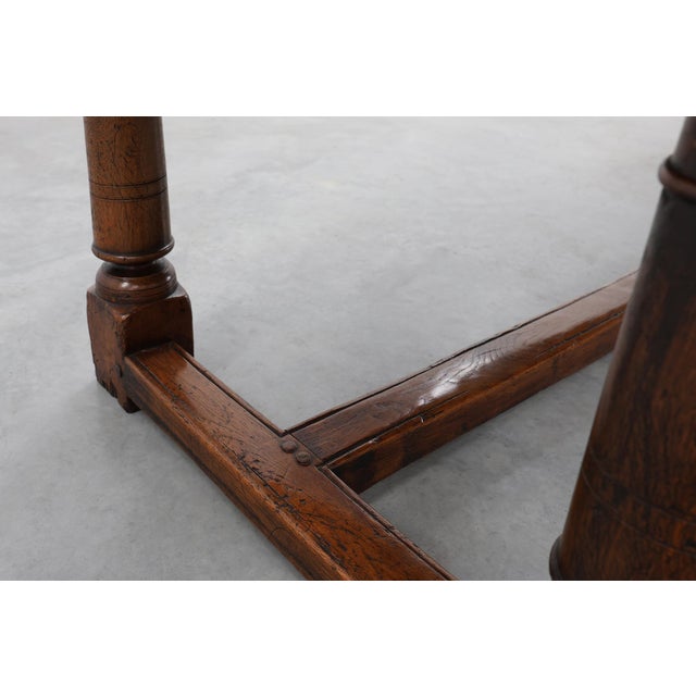 Wood Large French Renaissance Revival Oak Refectory Dining Table, 1880 For Sale - Image 7 of 15