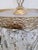Metal Vintage Hollywood Regency Crystal Waterfall Chandelier With Ornate Brass Frame For Sale - Image 7 of 9