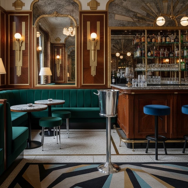 Antique Art Deco Asprey of London Silver Plate Ice Champagne Bucket on Later Stand For Sale - Image 18 of 18