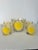 Mid 20th Century Vintage Colony Glass Flower Glasses and Ice Bucket Set For Sale - Image 5 of 10