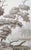36" * H108" *6ps, Hand-Painted Retro Grey Tone Palm Rainforest Wall Mural, Low-Saturation Misty Tropical Plant Wall Covering For Sale - Image 6 of 9