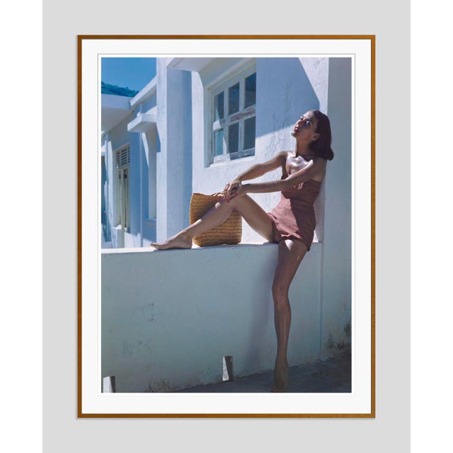 Swimwear by Toni Frissell Fashion shoot featuring a model in swimwear, 1946. (Photo by Toni Frissell) 20x16" inches /...