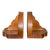 Handmade Wooden Shop Class Bookends, a Pair For Sale